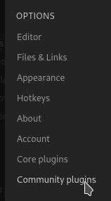 community plugins